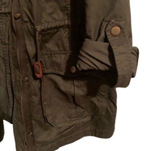 LOFT Green Utility Jacket Size XS